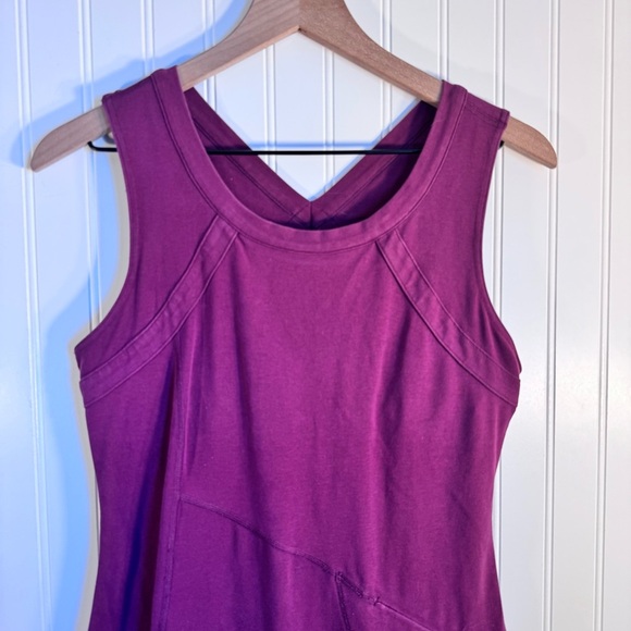 Mountain Hardwear Organic Cotton Sleeveless Purple Women's Dress Size Medium - Picture 2 of 16